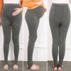 Vertical cotton pregnant women's leggings for autumn and winter, with added fleece and thickened, are a new type of one-piece cotton pants for foot support and abdomen. Women's outerwear for pregnant women details Picture